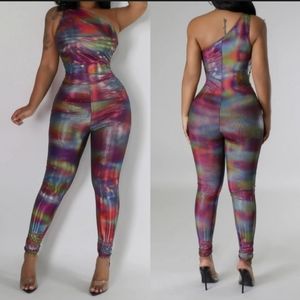 Holographic jumpsuit